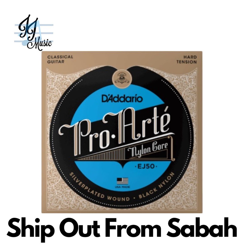 D'ADDARIO DAddario EJ50 Pro-Arte Black Nylon Hard Tention (DAddario / EJ-50)