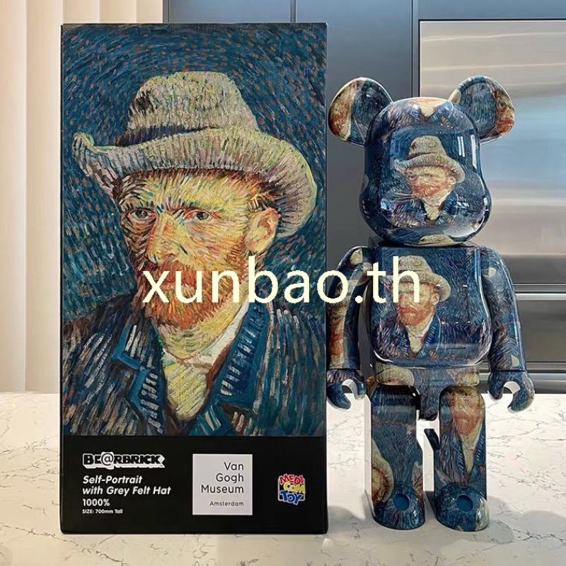 Van Gogh Liberty Action Figure 28 ซม. ตุ๊กตา Bearbrick Action Figures 400% Collections