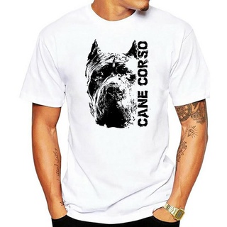 เสื้อยืดผ้าฝ้ายพิมพ์ลายขายดี เสื้อยืดแขนสั้น พิมพ์ลาย Cane Corso Head Dog แฟชั่นฤดูร้อน สไตล์สตรีท พลัสไซซ์ สําหรับผู้ชา