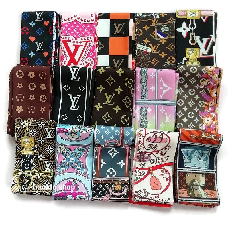 ผ้าพันหูกระเป๋า (S.1) ผ้าผูกผม​ งานดี​ สินค้าพร้อมส่ง