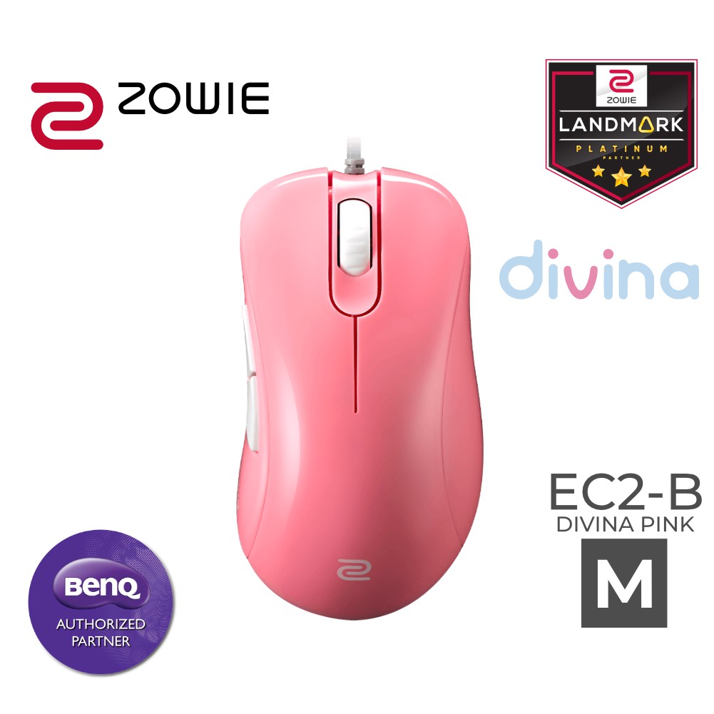 Zowie Ec2 B Divina Version Pink Mouse For E Sports M กลาง เมาส สำหร บเล นเกม อ สปอร ต Shopee Thailand