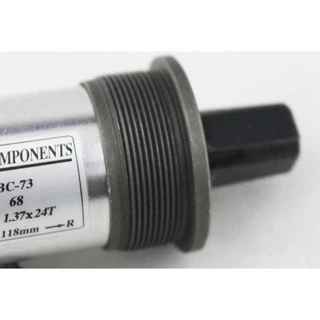 VP ชุดแกนเพลาลูกปืนกระโหลกเหลี่่ยมจักรยาน ขนาด 68 x 107-126mm.