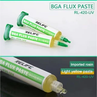 ฟลักซ์ Relife Solder RL 420,RL 421,RL 422 ใช้ได้กับโทรศัพท์มือถือ คอมพิวเตอร์ PCB BGA และ PGA