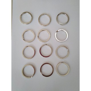 ห่วงพวงกุญแจ​DIY ชิ้นละ1บาท สีเงิน