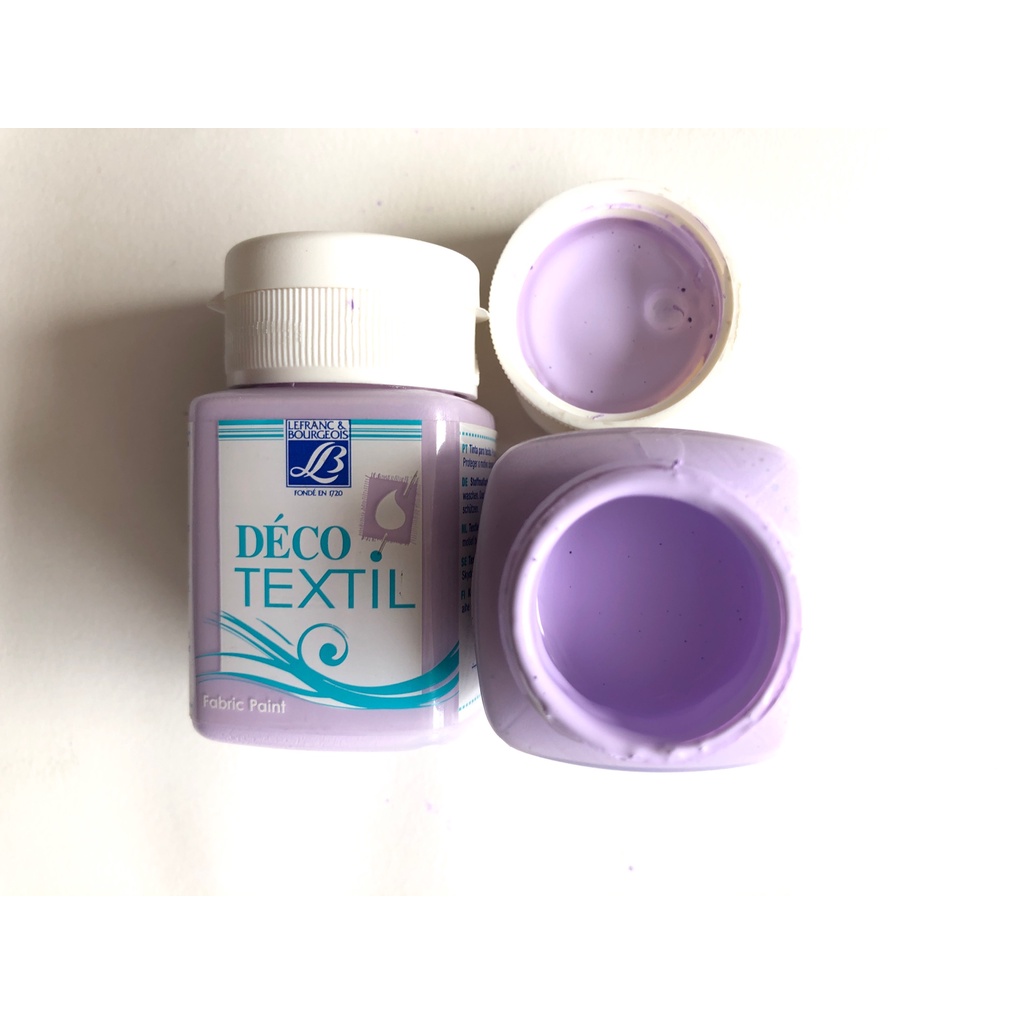 Lefranc & Boorgeois Deco Textile Fabric Paint, 602 Violet L&B ผลิตในฝรั่งเศส