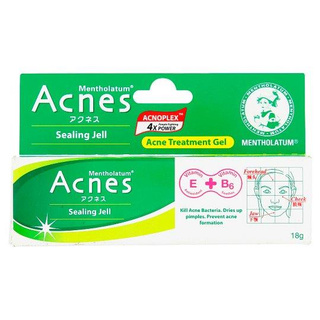 เมนโทลาทั่ม แอคเน่ส์ ซีลลิ่ง เจล เจลแต้ม 18กรัม/Mentholatum Acnes Sealing Gel Pointed Gel 18 grams