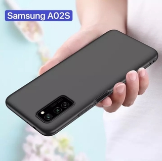 ส่งทั่วไทย ส่งจากกรุงเทพ เก็บเงินปลายทาง เคสโทรศัพท์ซิลิโคน สีดำ Case Samsung A02s สวยและบางมาก