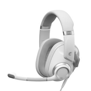 EPOS H6 PRO Closed (หูฟัง) Acoustic Gaming Headset WHITE (Warranty 2Y)