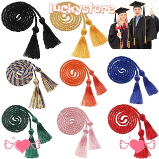 ✦LUCKY✦ 1pcs DIY Tassels Cord Decoration Bachelor Gown Graduation Honor Cords Celebration Photo Props Gift Polyester Graduation Students Drawstring Rope Craft Braided Yarn Honor Cord/Multicolor