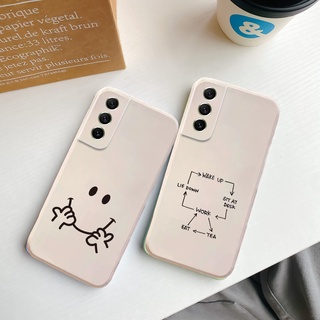 เคสซิลิโคนนิ่ม ลายการ์ตูนหน้ายิ้ม สําหรับ Samsung Galaxy S21 S20 Ultra S10 Plus S20 S21 FE S10 lite Note 10 Plus Note20 Ultra