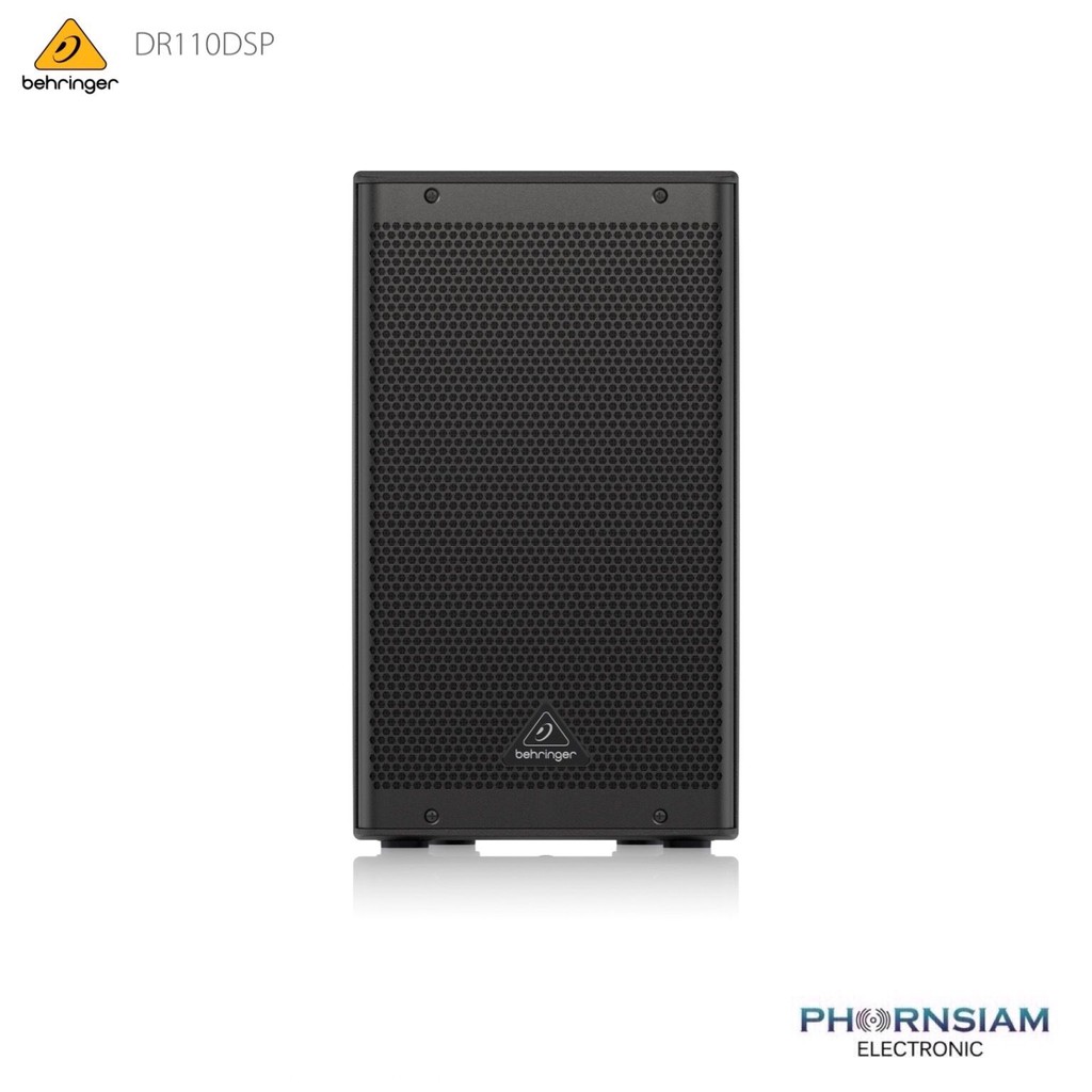 Behringer DR110DSP ลำโพงแบบมีกำลังขยายในตัวพร้อมโปรเซสเซอร์ 10 นิ้ว Woofer, 1.35นิ้ว Compression Dri