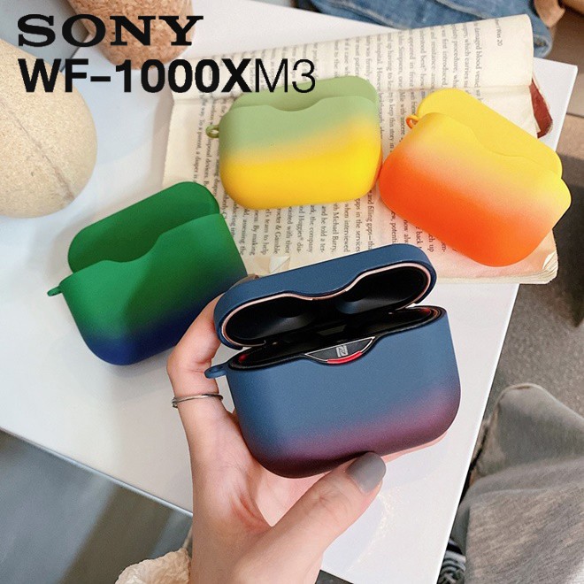 เคส สำหรับ Sony WF-1000XM3 Gradient Two-tone Earphone Protective Case