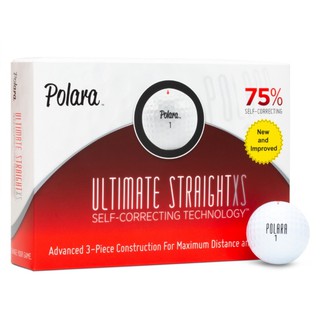 🔥พรีออเดอร์🔥 รอ20-25วัน Polara Golf ลูกกอล์ฟ กล่องแดง ของแท้จากอเมริกา   Ultimate StraightXS Self-correcting technology