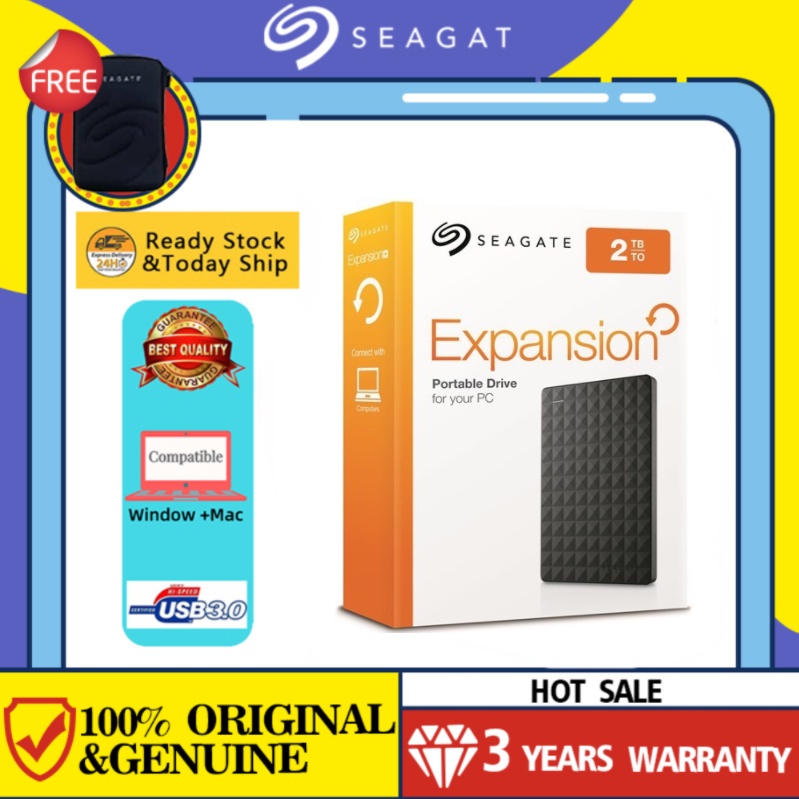 Ready Seagate Backup External Hard Disk   500GB/2TB/1TB Slim Portable USB 3.0