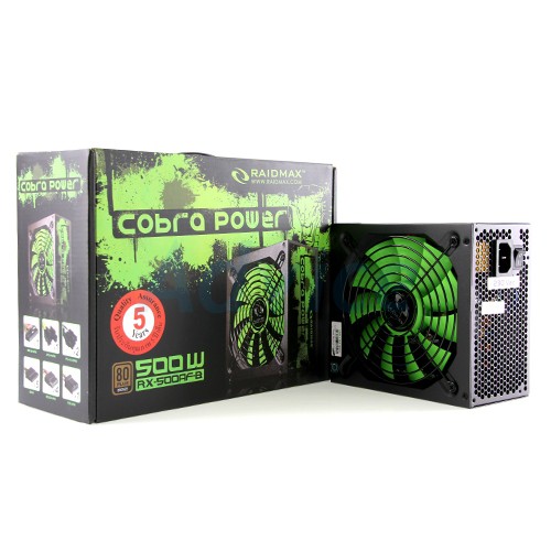 PSU (80+ Bronze) RAIDMAX Cobra (500W.)