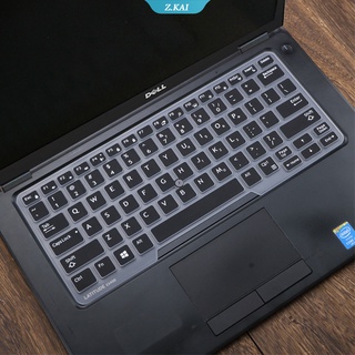 แผ่นซิลิโคนครอบคีย์บอร์ดแล็ปท็อป กันน้ํา 14 นิ้ว สําหรับ Dell Latitude 5450 3340 7480 7490 5490 5491 E5450 E5470 E7450 E7490 E5490 [ZK]