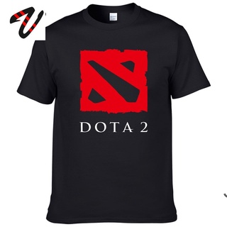 ใหม่ เสื้อยืดลําลอง คอกลม แขนสั้น พิมพ์ลาย Keep Calm And Play Dota 2 คุณภาพสูง แฟชั่นสําหรับผู้ชาย 2022