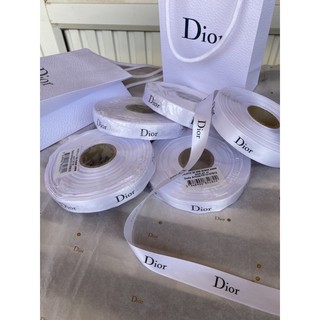 Dior ริบบิ้นโบว์ แท้100% เคาเตอร์ (ขายยกม้วน)