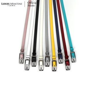 Louis Montini (Nikita) เข็มขัดผู้หญิง Women Belt เข็มขัดพียู MPU12