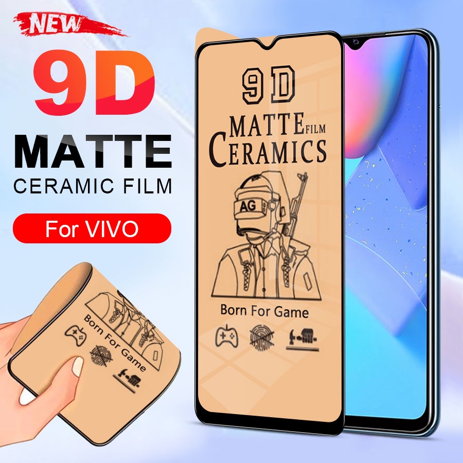 ฟิล์มเซรามิก(แบบด้าน)กันรอย VIVO V20 V21 V21E V23E Y1S U10 Y11 Y12 Y15 Y17 Y19 Y91 Y91i Y91C Y93 Y95
