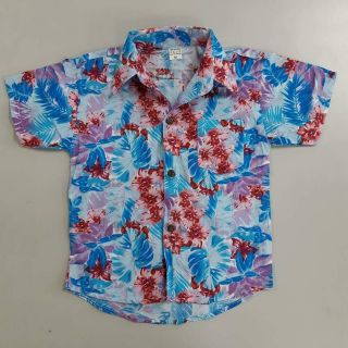 เสื้อคอปก ลายดอก เด็กชาย 2 - 4 ปี