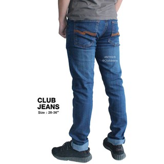 Sale!! กางเกงยีนส์ ผู้ชาย ผ้ายืด ขายาวทรงเดฟ 28-36" NT59/8