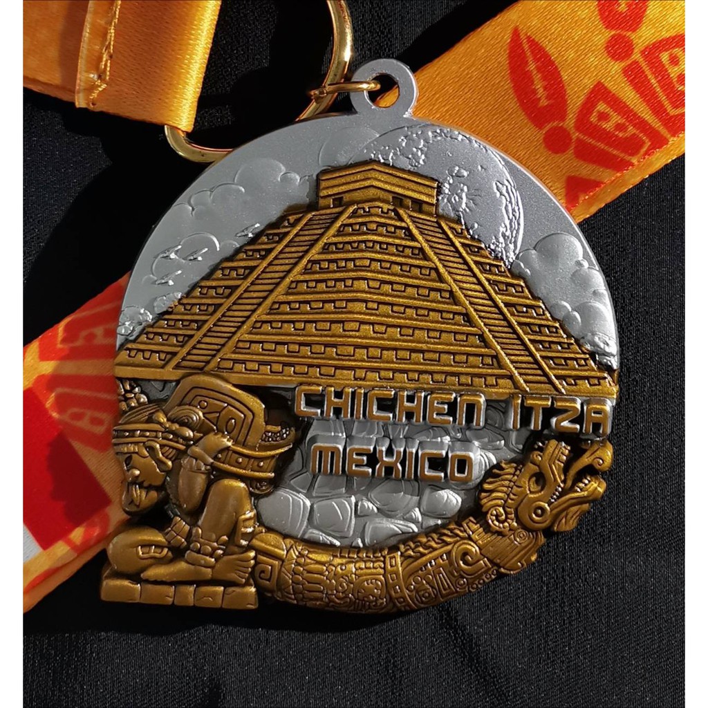 ชีเชนอิตซา (Chichen Itza) - Virtual run งานวิ่ง วิ่งเอง วิ่งแถวบ้าน เหรียญวิ่ง เหรียญรางวัล เหรียญสร