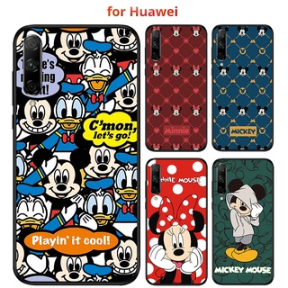 เคส HUAWEI Y6 Y7 Y6S PRO  Y7A Y6P Y9S Y9 Prime 2018 2019 มือถือสำหรับเคสโทรศัพท์มือถือลายการ์ตูนมินนี่สําหรับ