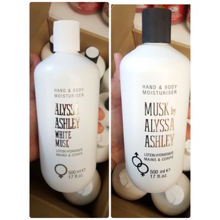 White Musk hand &amp; body Moisturiser by Alyssa Ashley 500ml.