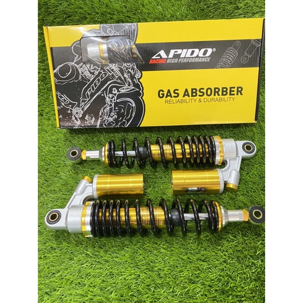 APIDO ABSORBER GAS WITH TANK 270mm & 330mm C70 GBO EX5 KRISS110 RXZ135 Lagenda 110 SRL115 ALPHA CX W