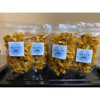 พร้อมส่ง！！ ‼️3 ถุง 99 บาท‼️Honey Caramel Cornflake🍯 คอนเฟลกคาราเมลนํ้าผึ้ง ขนาด 80 g. ผสมเม็ดมะม่วงหิมพานต์กับลูกเกด