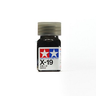 Tamiya Enamel Color 80019 X-19 Smoke (Gloss Clear) 45135187 (สี)