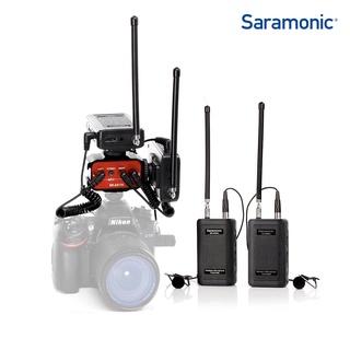 Saramonic SR-WM4C Kit 1 R ไมโครโฟนไร้สายพร้อมมิกเซอร์ คลื่น VHF (2ตัวรับ2ตัวส่ง)