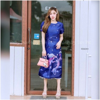 Dress #ตัวยาว เดรสแขนตุ๊กตา เนื้อผ้าซาร่า