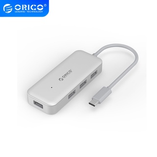 Orico ฮับ USB C 3.0 Type C 4 พอร์ต สําหรับคอมพิวเตอร์ โน้ตบุ๊ก แล็ปท็อป