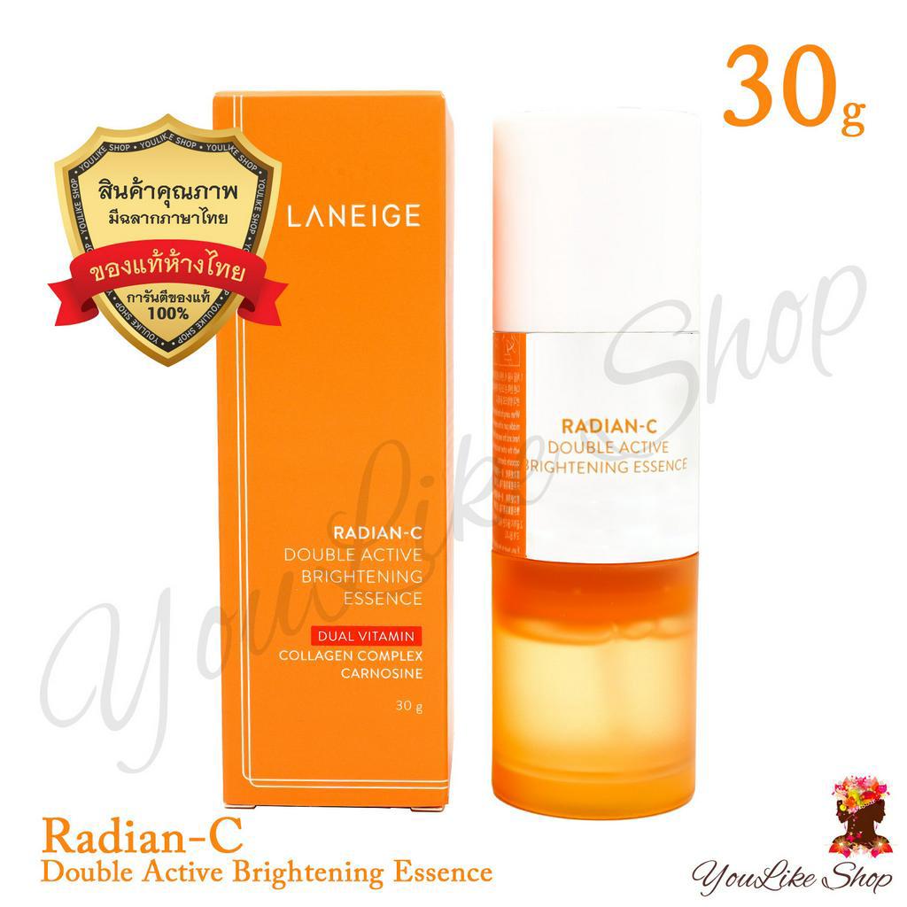 Laneige Radian-C Double Active Brightening Essence (30 g) เอสเซนส์ สูตรผิวกระจ่างใส [Radian C]