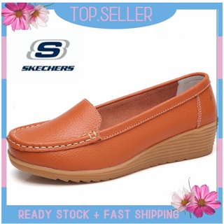 [พร้อมส่ง] *Skechers__go Walk Arch Fit รองเท้าแตะโลฟเฟอร์ ส้นแบน แบบสวม สําหรับผู้หญิง ผู้ชาย