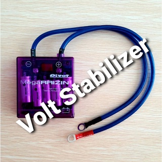 PiVOT Mega RAIZIN Stabilizer 21,000 uF กล่องบาลานซ์ไฟ ทำให้กระแสไฟฟ้าของแบตเตอรี่ในรถยนต์คงที่