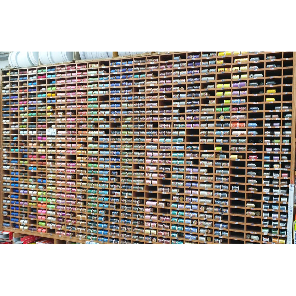 ด้ายเย็บผ้า ด้ายวีนัส ชุด 3 VENUS วีนัส วีสปัน ฉลากแดง ด้ายเย็บอเนกประสงค์ ด้าย ของแท้ 100% DIY ยาว 550 เมตร SMP - รูปที่ 3