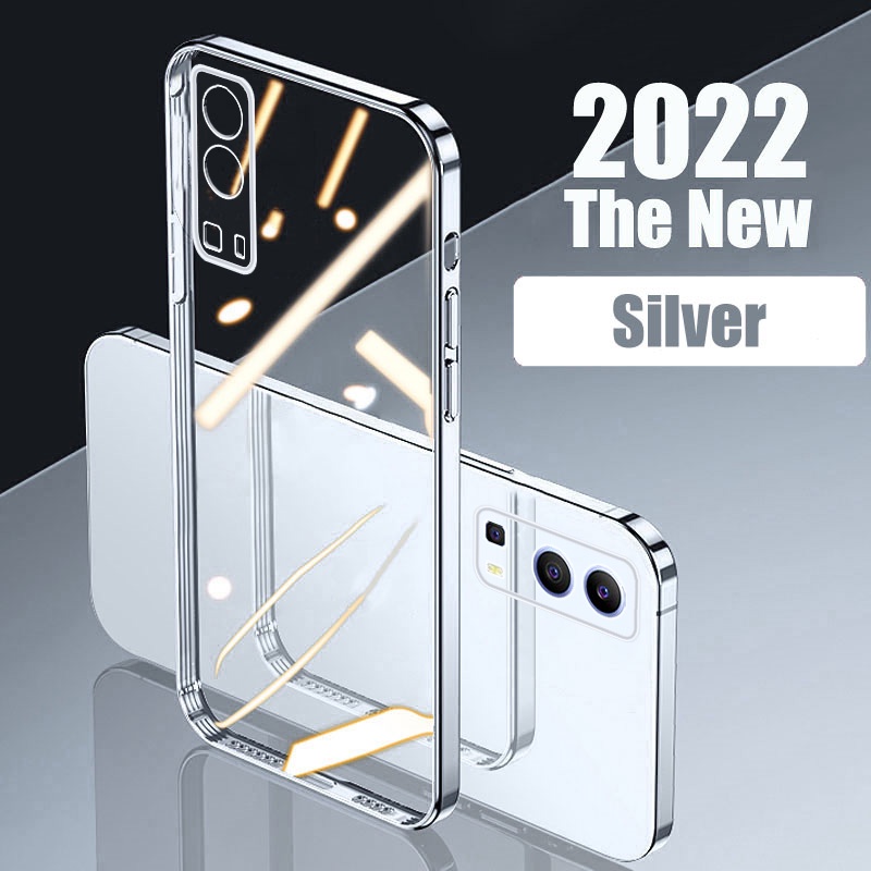 [NORQIK] เคสโทรศัพท์โปร่งใสสําหรับVIVO Y72 5G/Y52 5G/Y56/Y39 5G/Y38 5G/Y28/Y100 5G/Y100 กันกระแทกป้อ