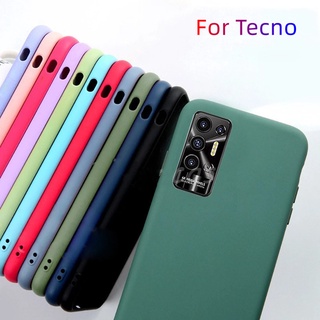 เคสโทรศัพท์มือถือซิลิโคน TPU แบบนิ่ม กันกระแทก สําหรับ Tecno Pova 3 spark 8c Camon 19 Pro spark 7 7t Pouvior 4 Lc7 Lc8