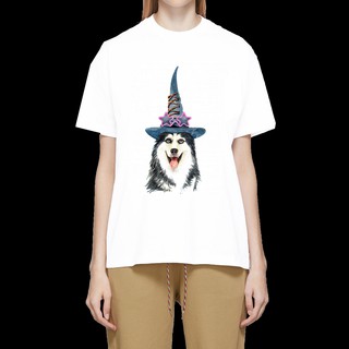 เสื้อลายหมา DSH004 siberian husky เสื้อยืด เสื้อยืดลายหมา เสื้อยืดสกรีนลายหมา