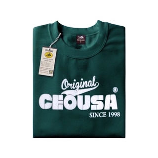 เสื้อยืดแขนสั้น สีเขียว ลาย CEOUSA