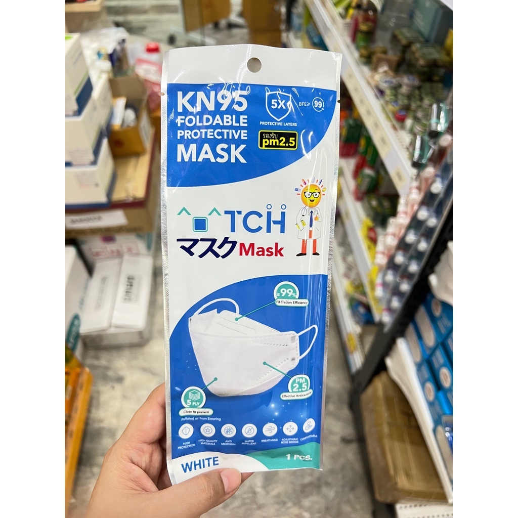 TCH KN95 Mask ซอง 1 ชิ้น