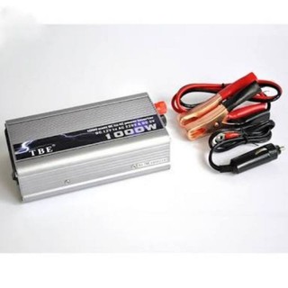 อินเวอร์เตอร์TBE Inverter 12V to 220V 1000W  ตัวแปลงกระแสไฟฟ้าในรถเป็นไฟบ้าน(ราคา​899