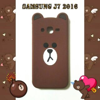 เคสซิลิโคนหมีบราวน์พร้อมส่งสำหรับซัมซุงJ710