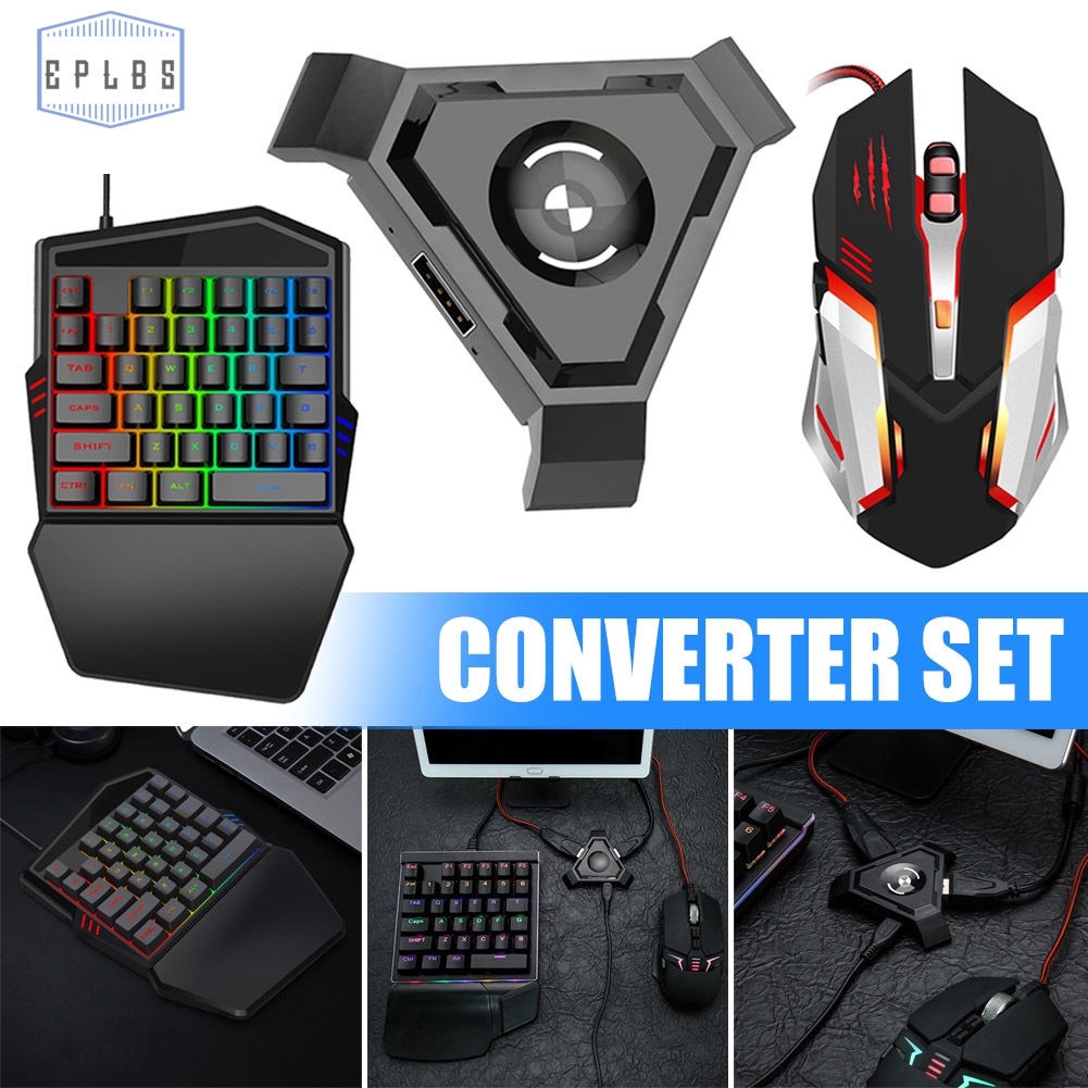 Ready Stock Gaming Keyboard Mouse Converter Smart Shop PUBG Mobile Gamepad Controller for IOS
