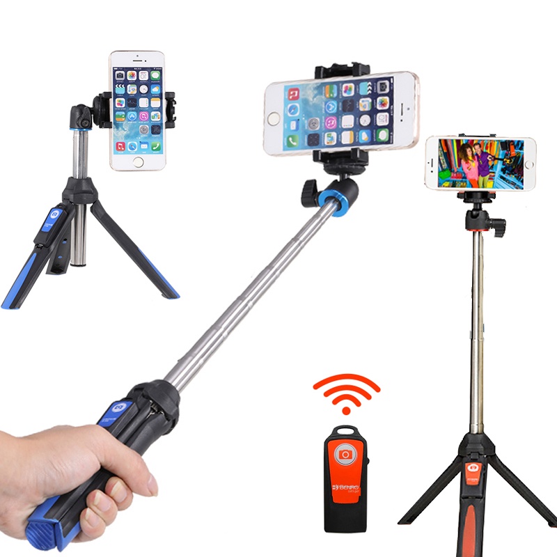 Portable Tripod Selfie Stick for Mobile Phone Photo Taking Live