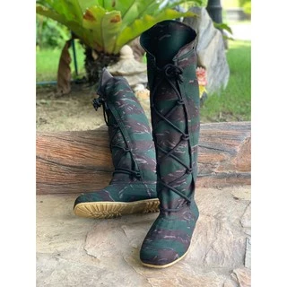 CS SHOES รองเท้านินจาพื้นยางแก้วยาวเชือกไขว้ รุ่น CS1006
