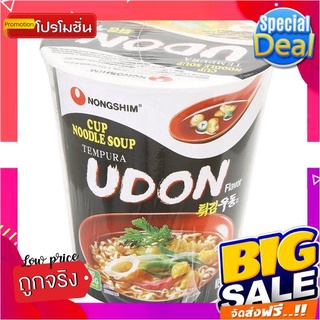 โนงชิม บะหมี่กึ่งสำเร็จรูปรส อุด้ง เทมปุระ แบบถ้วย 62กรัม/Non taste instant noodles tempura flavored cup 62 grams